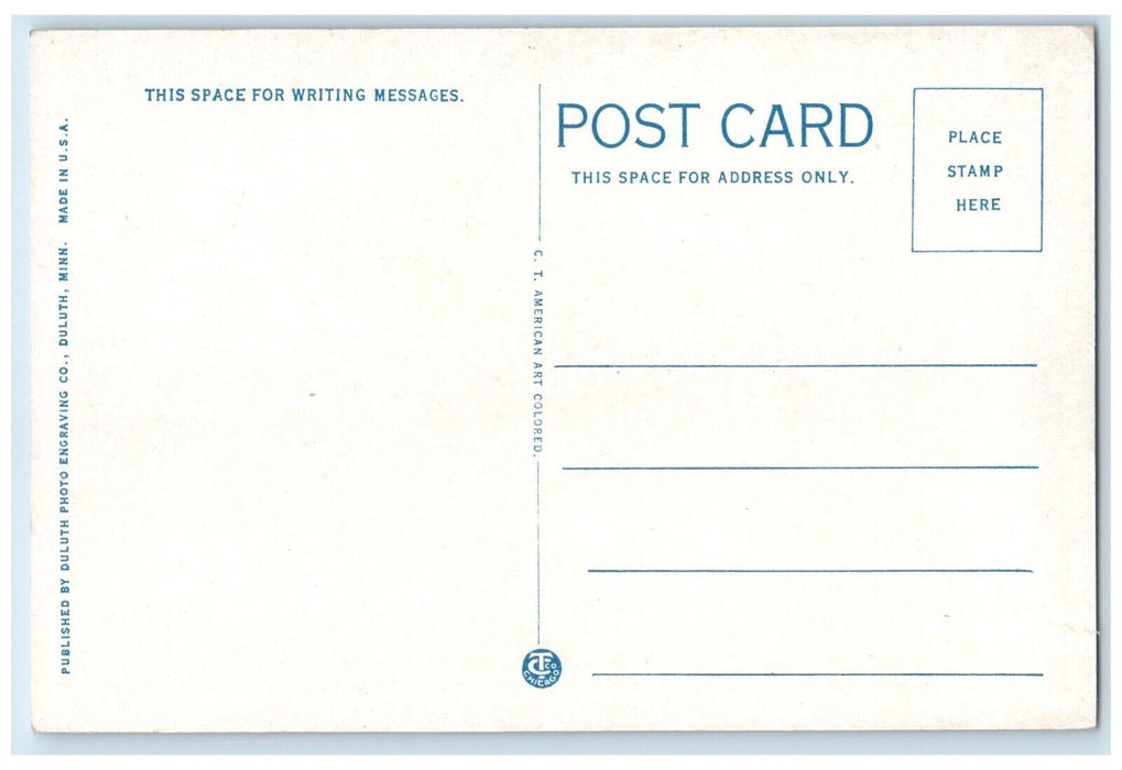 Handling Ore Trains On The Duluth Missabe And Northern RR Minnesota MN Postcard