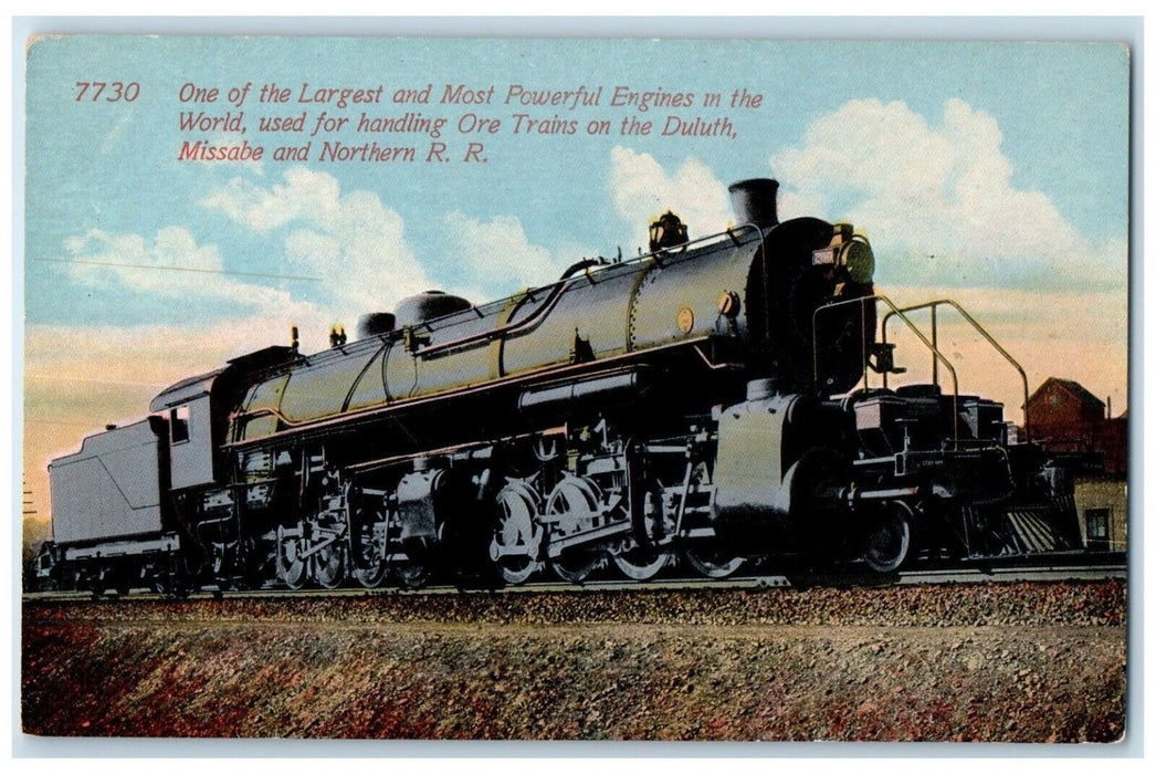 Ore Trains On The Duluth Missabe And Northern Railroad RR Minnesota MN Postcard
