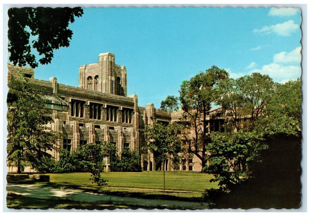 c1950's Butler University Building Campus Indianapolis Indiana IN Postcard