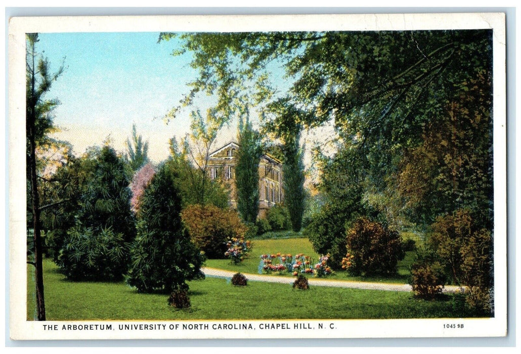 Arboretum University Of North Carolina Chapel Hill North Carolina NC Postcard