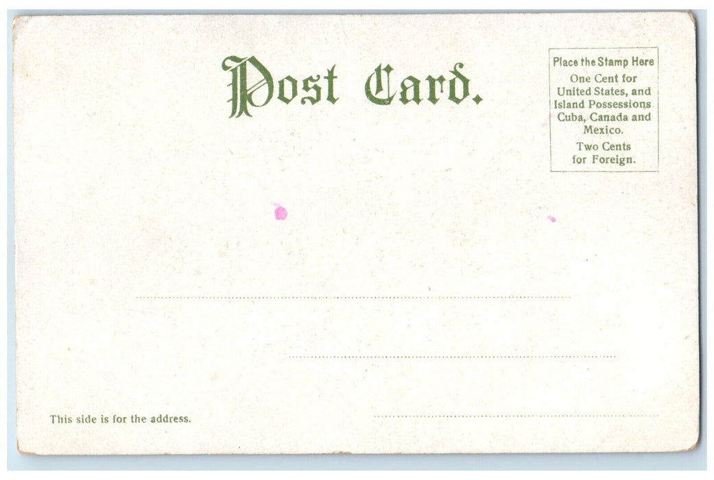 c1905 Exterior View Morse High School Building Bath Maine ME Unposted Postcard