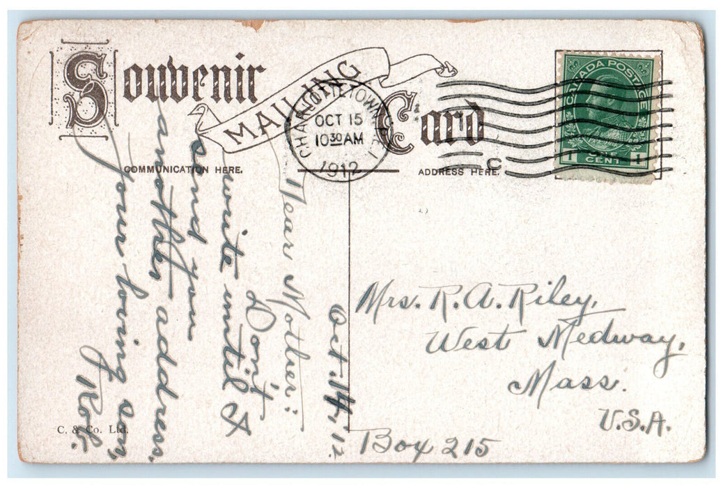 1912 Keppoch Shore Prince Edward Island Canada Antique Posted Postcard
