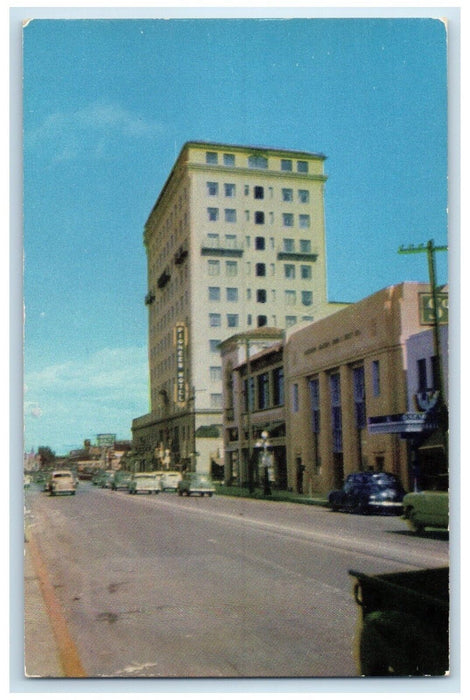 c1960 Pioneer Hotel Tucson's Tallest Buildings Arizona Vintage Antique Postcard