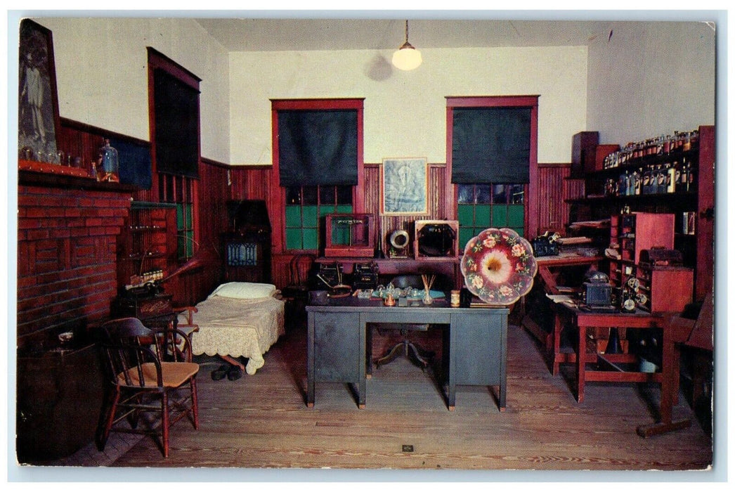 c1960 Laboratory Office Edison Experimental Work Fort Myers Florida FL Postcard