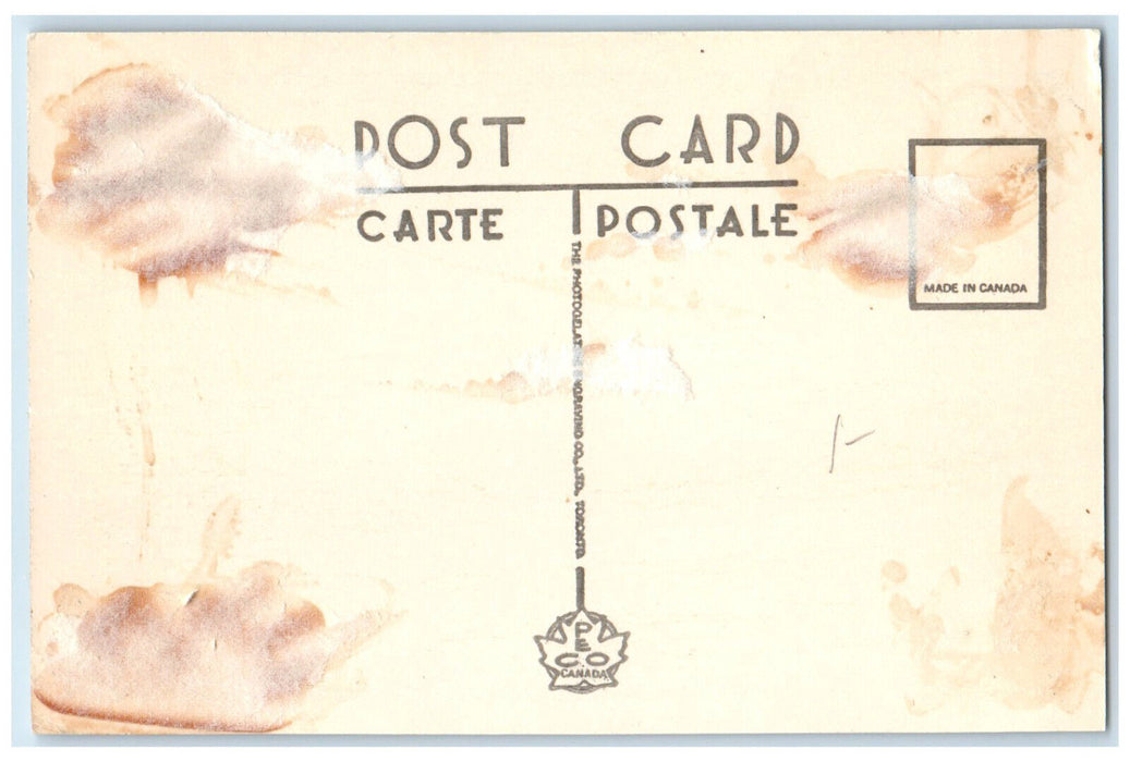 c1940's St. John NB Service C.P.S.S Princess Helene on Digby NS Canada Postcard