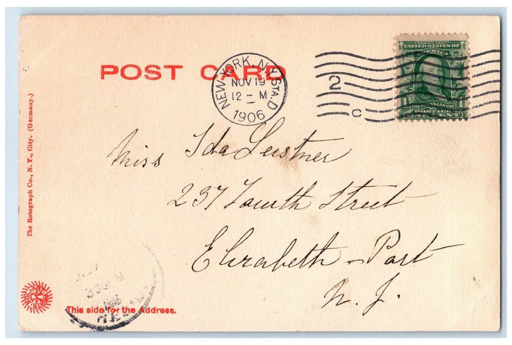 1906 Exterior View St Francis Xavier College Building New York City NY Postcard