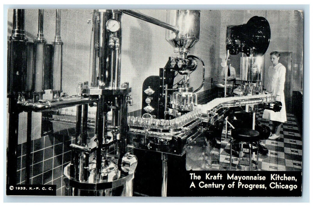 The Kraft Mayonnaise Kitchen A Century Progress Chicago Illinois IL Postcard