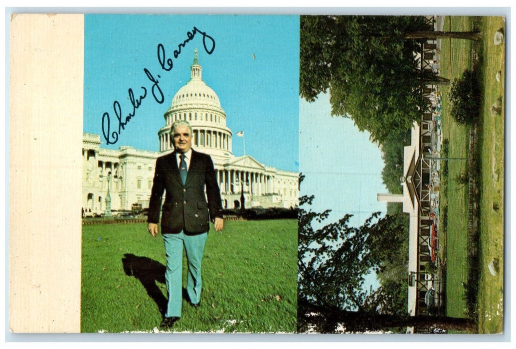Charles J Carney Congressman Sleepy Hollow Motel Milwaukee Wisconsin WI Postcard