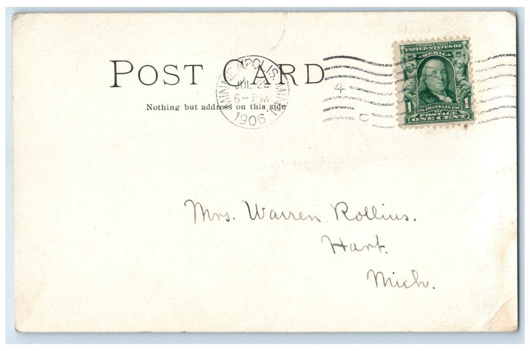 1906 Minnehaha Falls River Lake Minneapolis Minnesota Vintage Antique Postcard