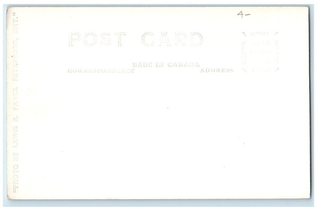 c1909 Upper Foley Rice Lake Island View Ontario Canada RPPC Photo Postcard