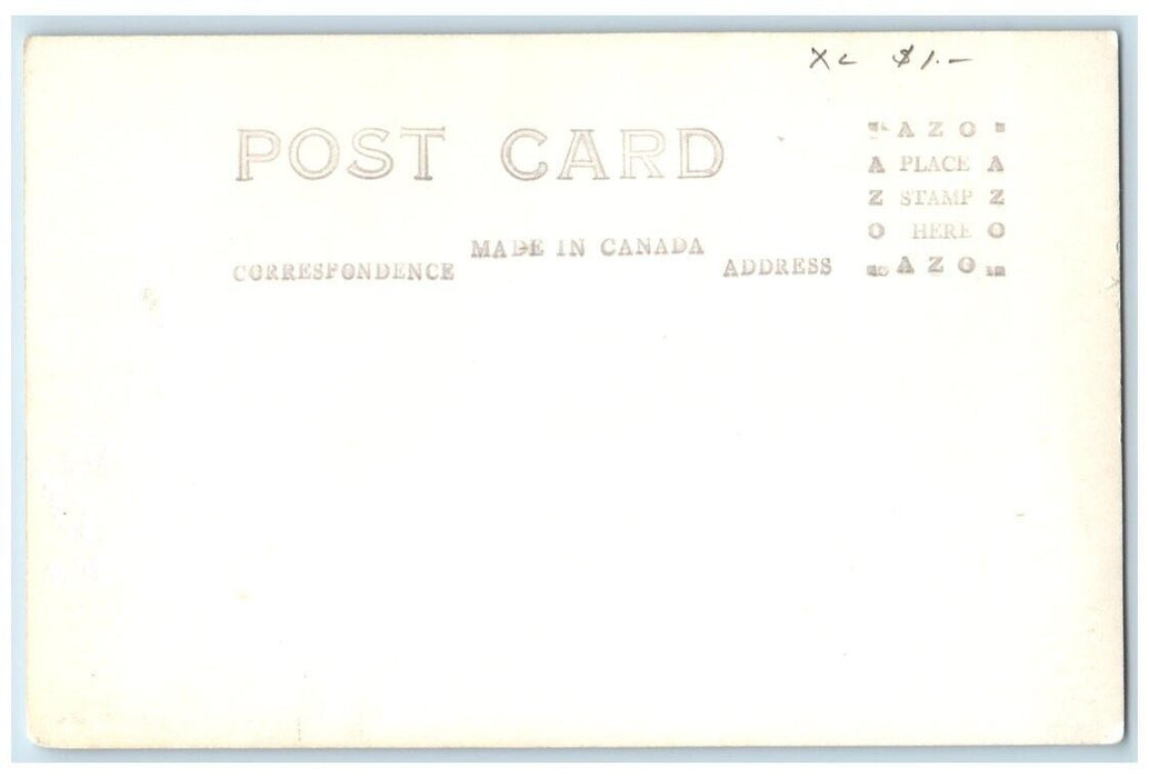 c1920's Grandview Inn & Cabins Lake View Huntsville Canada RPPC Photo Postcard
