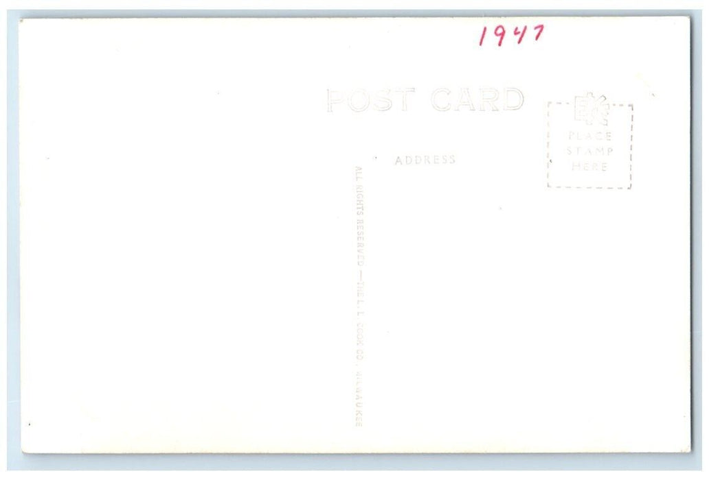 1947 City Of Flint Pere Marquette No. 32 Ferry Ludington MI RPPC Photo Postcard