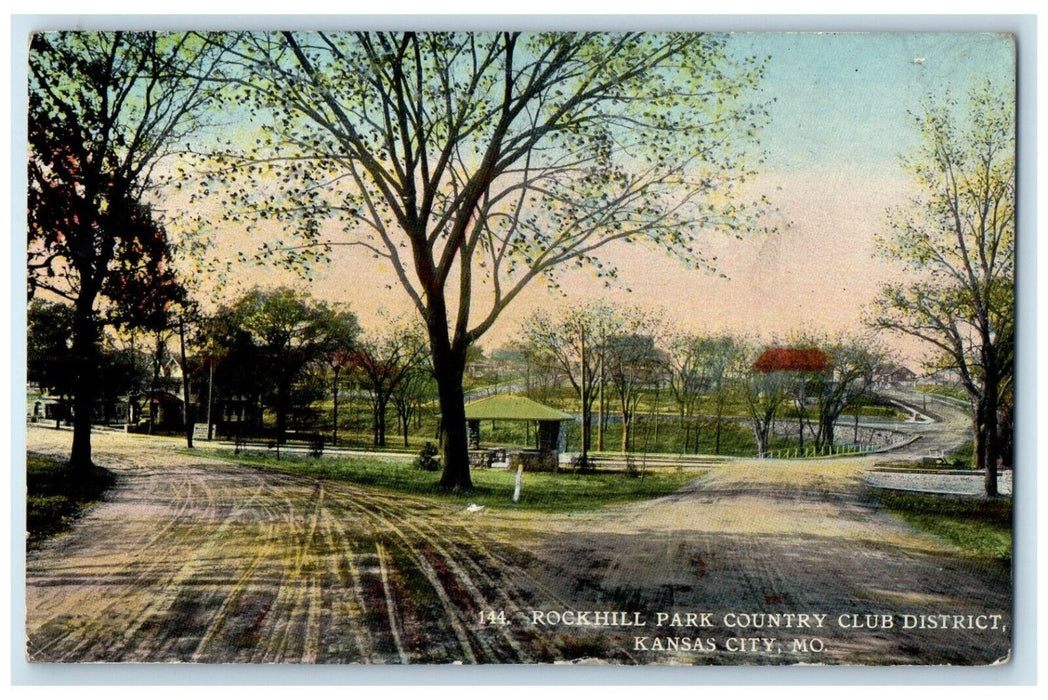 c1910's Rockhill Park County Club District Kansas City Missouri MO Postcard