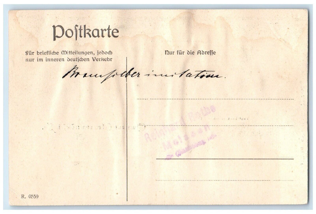 c1910 Gruss Aus Obercunnerdorf Saxony Germany Multiview Antique Postcard