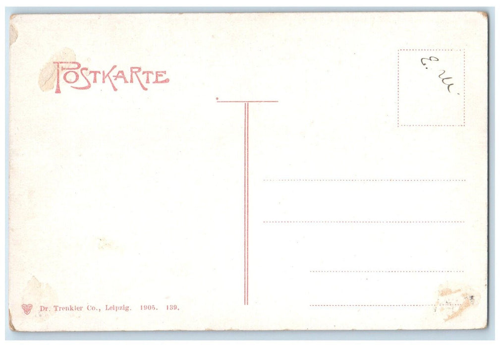 c1910 View of Gosen-Schanke Building Eutritzsch Germany Unposted Postcard