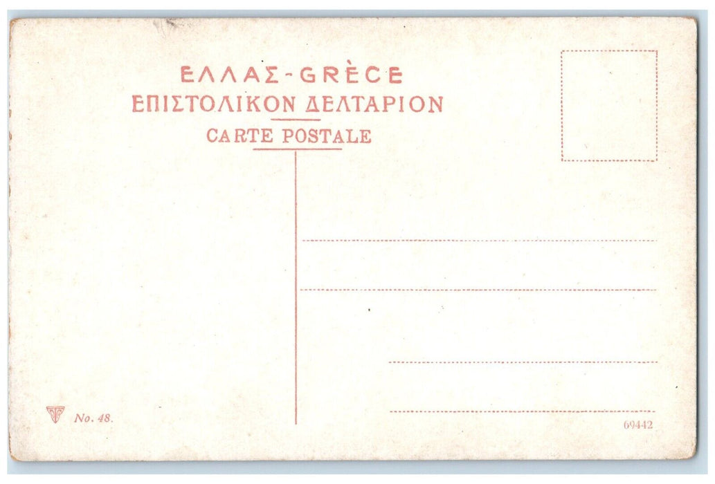 c1910 Souvenir Du Piree-Phalere Greece Multiview Antique Unposted Postcard