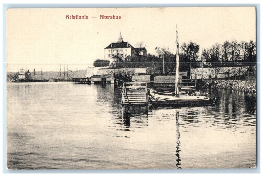 c1910 Akershus Kristiana Traditional Region in Norway Posted Antique Postcard