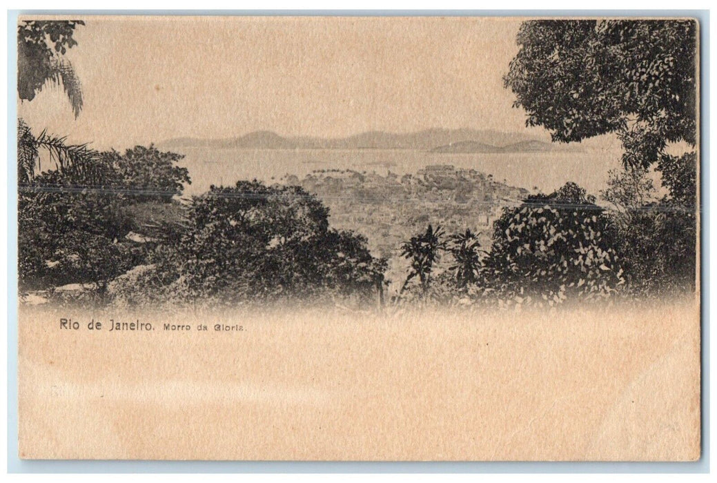 c1905 Morro Da Gloria Rio De Janeiro Brazil Antique Unposted Postcard