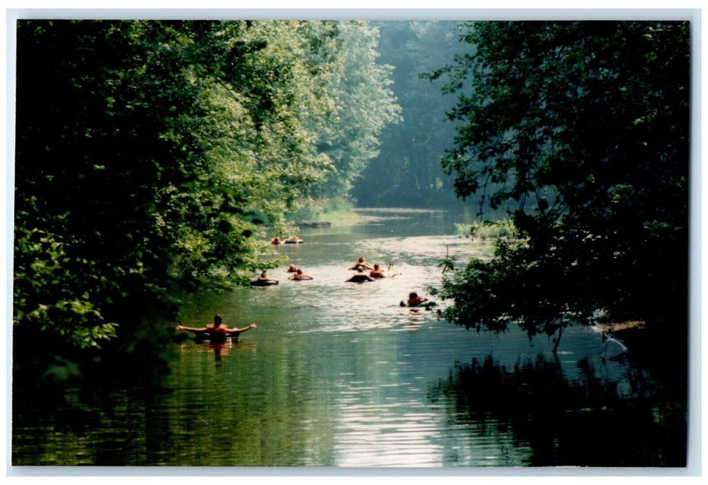 1960 Swimming Camp Chief Little Turtle Pleasant Lake Indiana IN Vintage Postcard