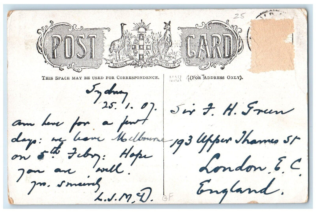 1907 Hawkesbury Bridge Near Sydney Mooney Mooney Australia Postcard
