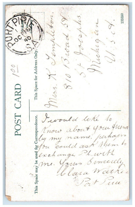 1908 Bridge Across Cox's Creek Bridgewater South Australia Antique Postcard