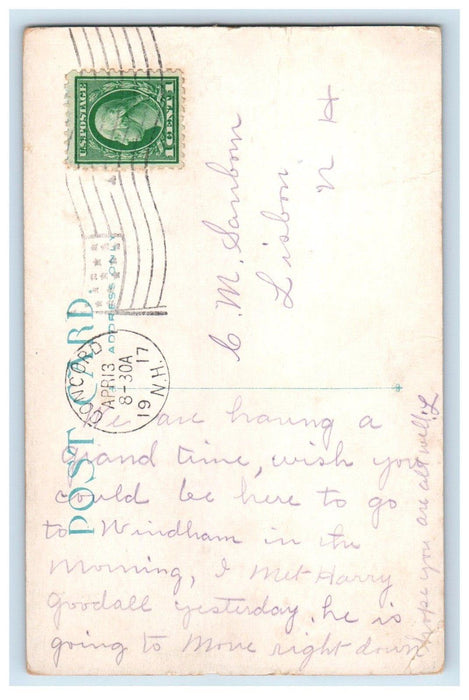 1917 Margaret Pillsbury Hospital Concord New Hampshire NH Posted Postcard