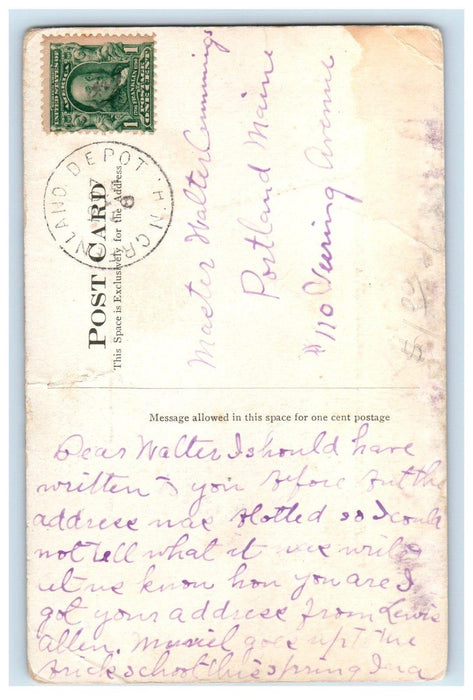 1907 Wenworth Hospital Building Dover New Hampshire NH Unposted Antique Postcard