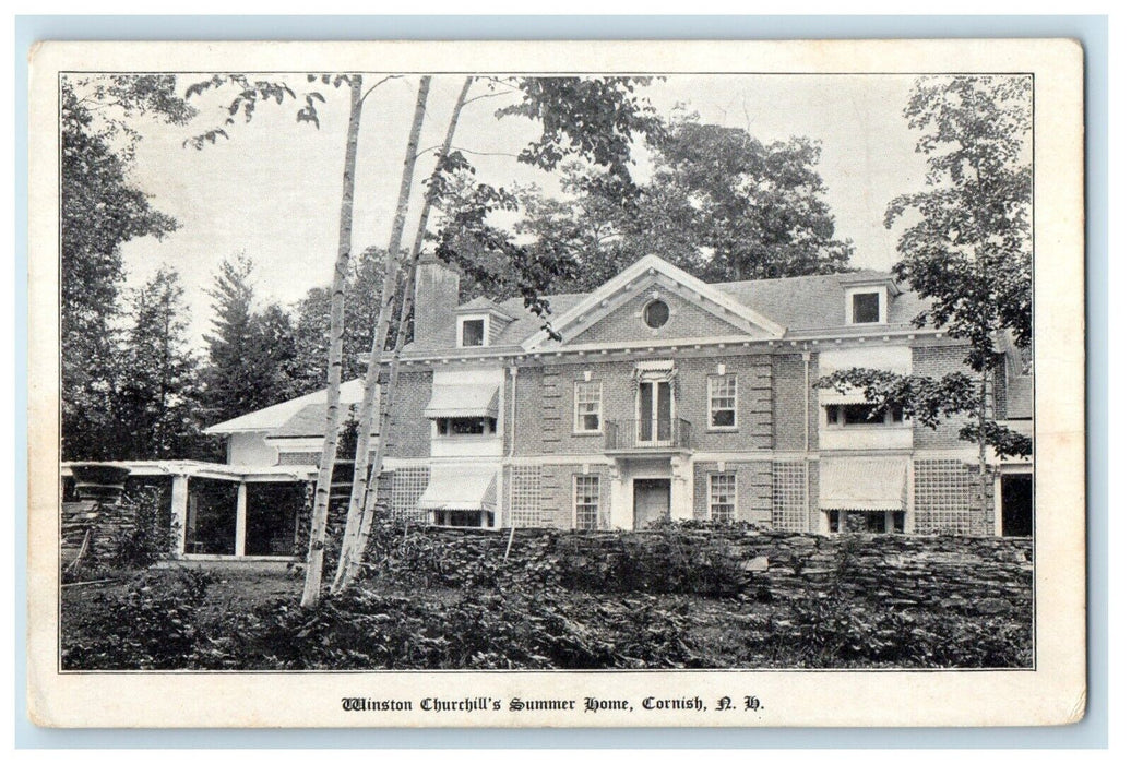 c1905 Winston Churchill's Summer Home Cornish New Hampshire NH Antique Postcard