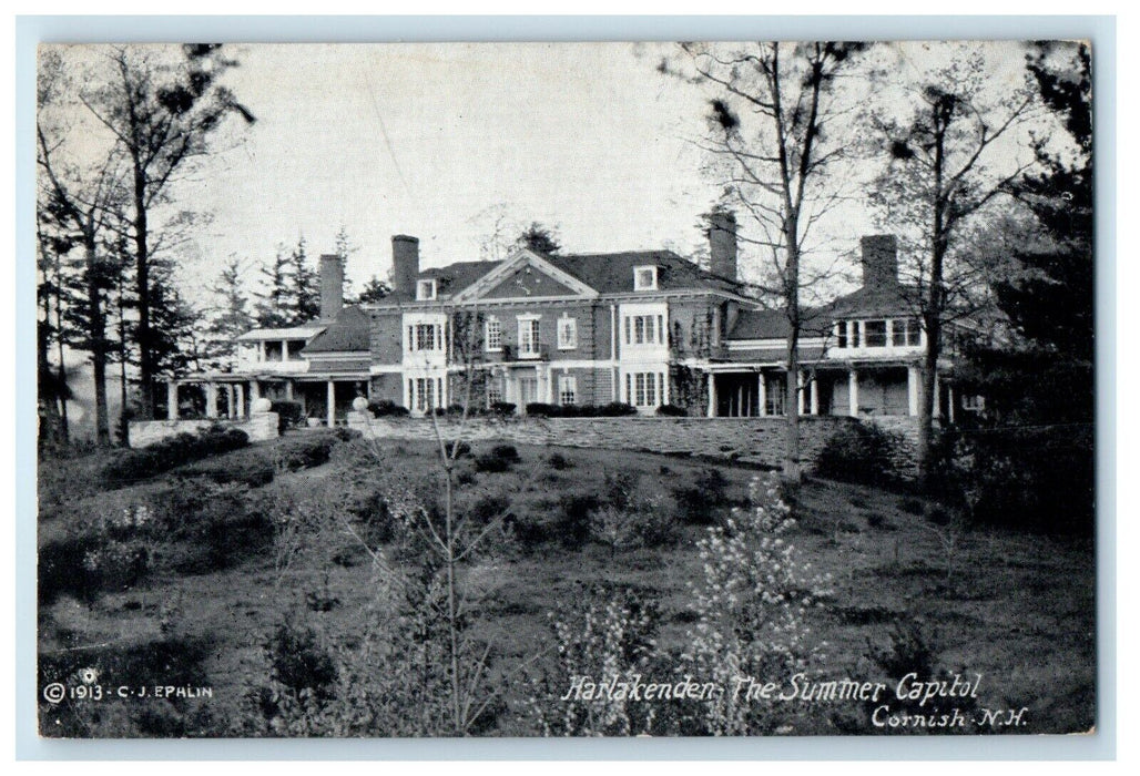 c1910's Harlakenden The Summer Capitol Cornish New Hampshire NH Antique Postcard