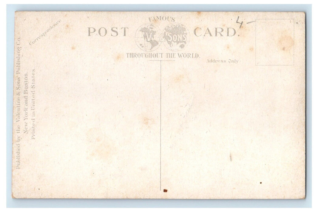 c1910's View Of Beaver Lake Boat Derry New Hampshire NH Antique Postcard