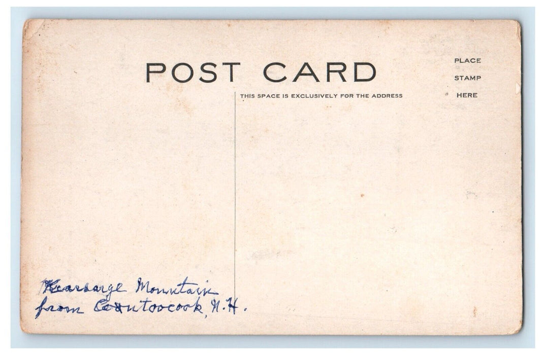 c1905 Kearsarge Mountain From Contoocook New Hampshire NH Antique Postcard