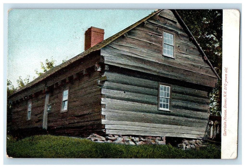 c1910's View Of Garrison House Dover New Hampshire NH Unposted Antique Postcard
