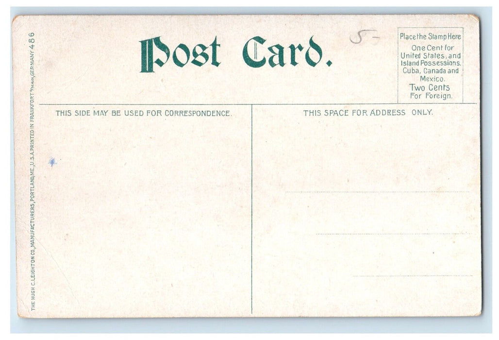 c1910's View Of Garrison House Dover New Hampshire NH Unposted Antique Postcard