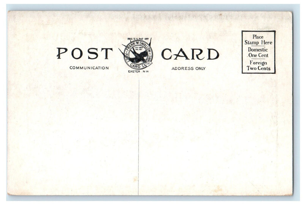 c1910's Blow Me Down Bridge Cornish New Hampshire NH Posted Antique Postcard