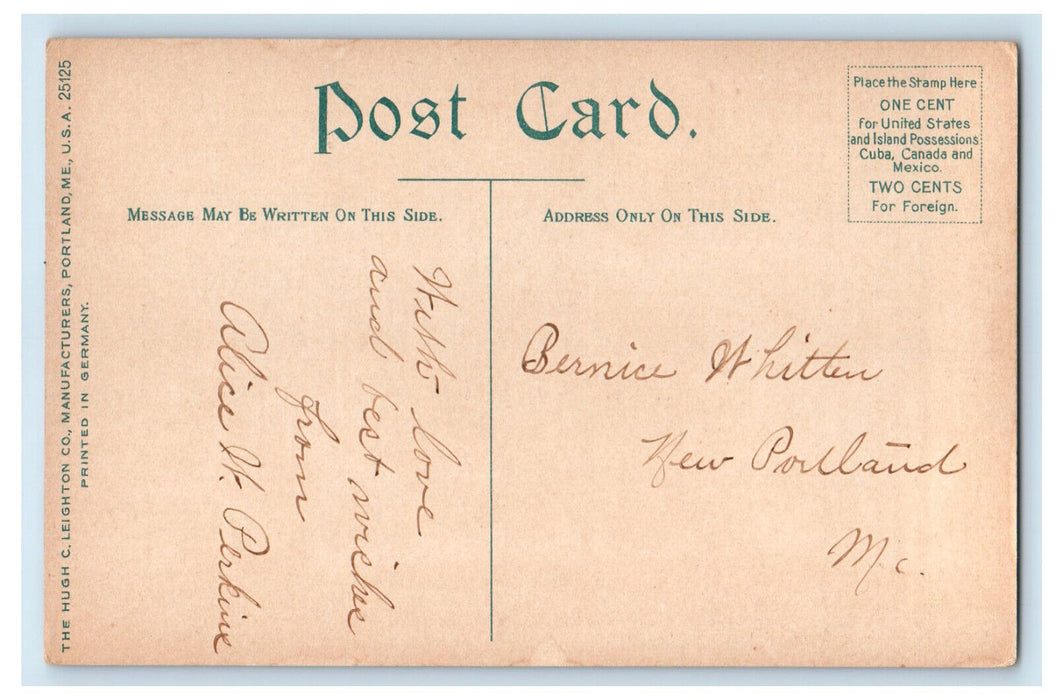 c1910 President's Residence University of Maine Orono Maine ME Postcard