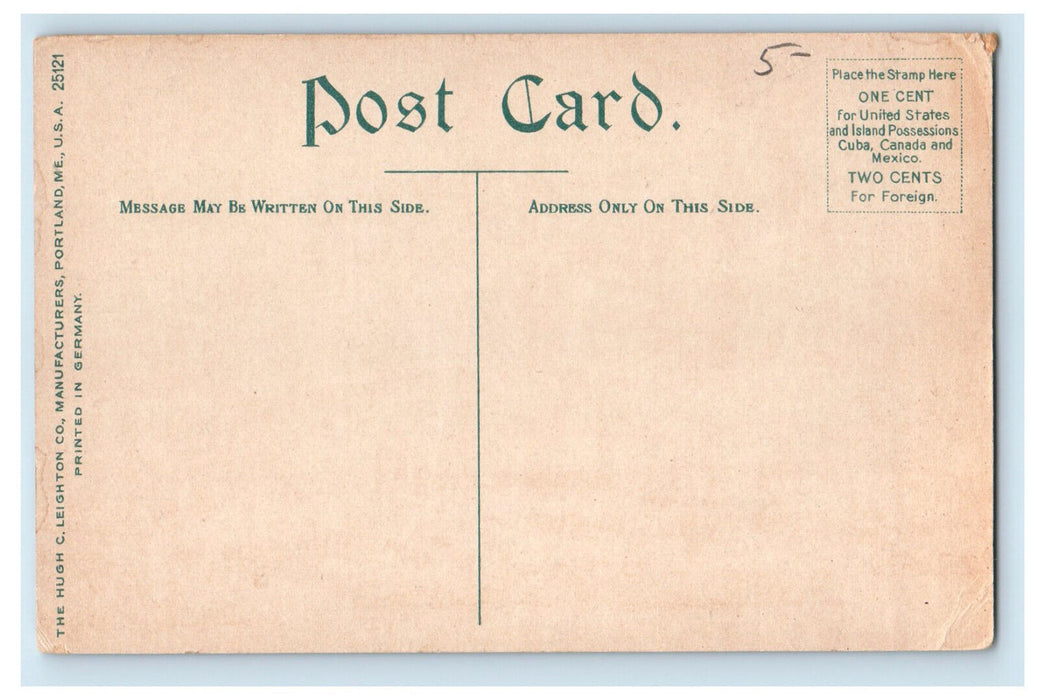 c1910 Entrance of Lord Hall University of Maine Orono Maine ME Postcard