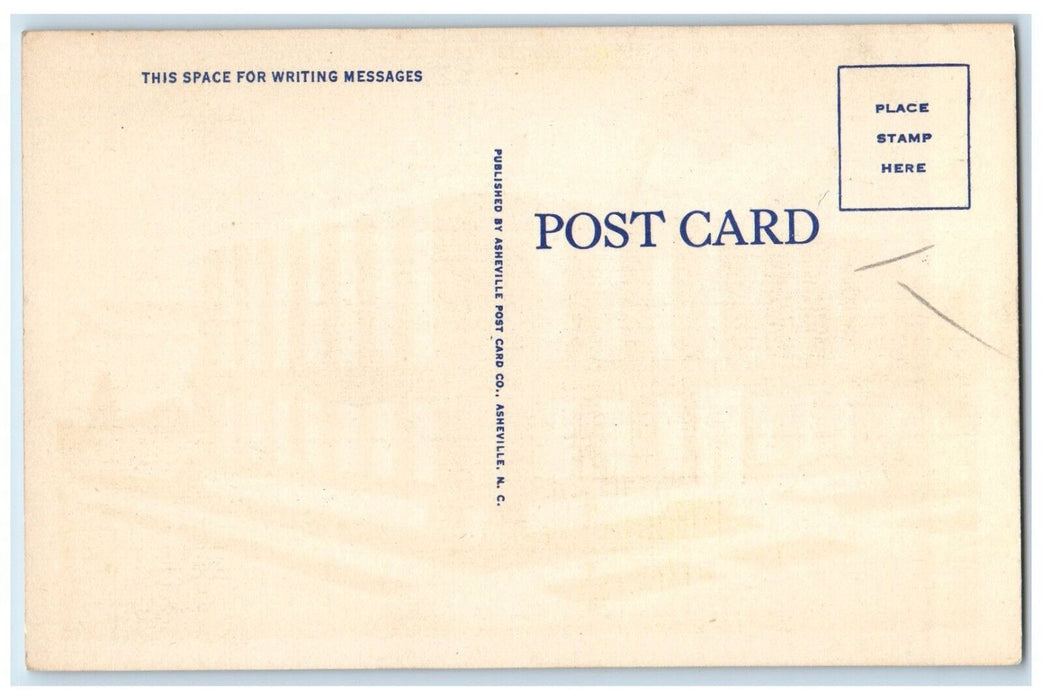 c1940s United States Post Office Court House Statesville North Carolina Postcard