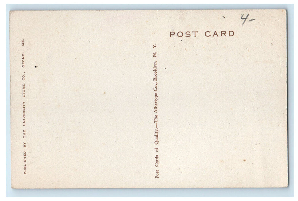 c1940's Oak Hill Boys Dormitory University of Maine Orono Maine ME Postcard