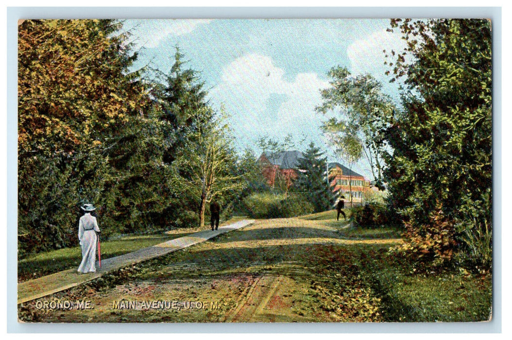 1916 Main Avenue, University of Maine Orono ME West Pembroke ME Postcard