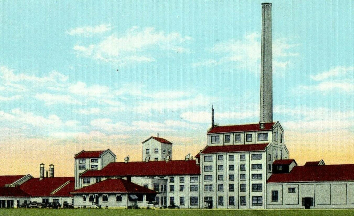 c1940's American Beet Sugar Co. Factory East Grand Forks Minnesota MN Postcard