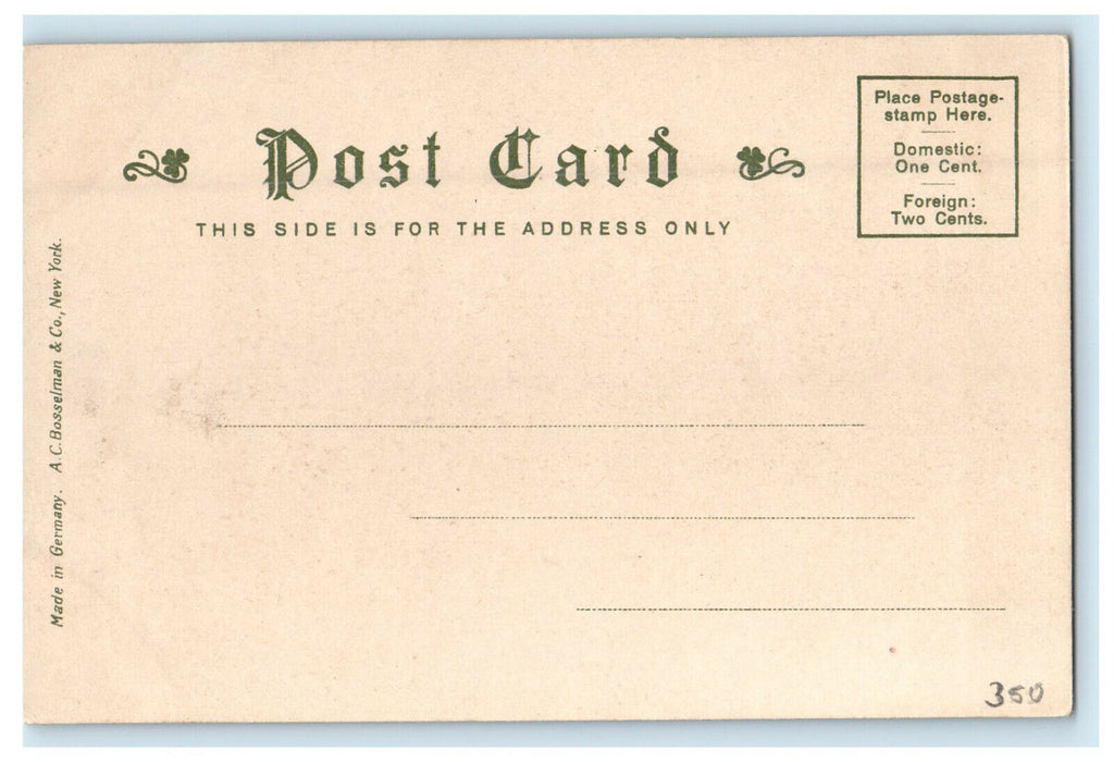 c1905s Osborn Hall, Yale University, New Haven, Connecticut CT Postcard
