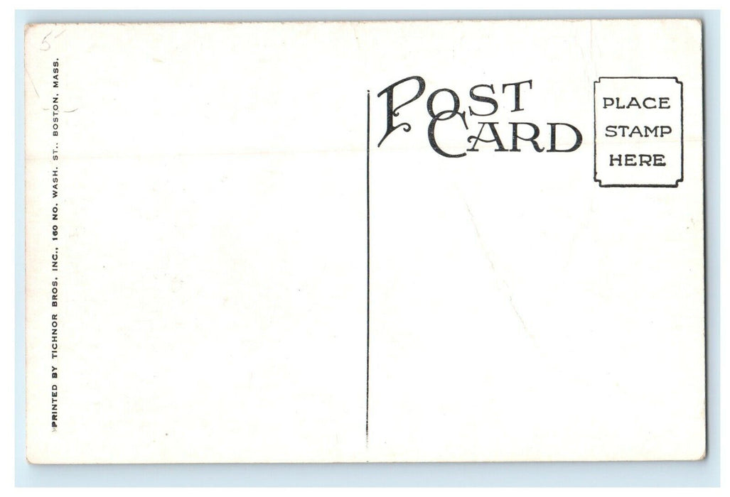 c1936 Flood Waters at Fall Bridge, Lawrence, Massachusetts MA Postcard