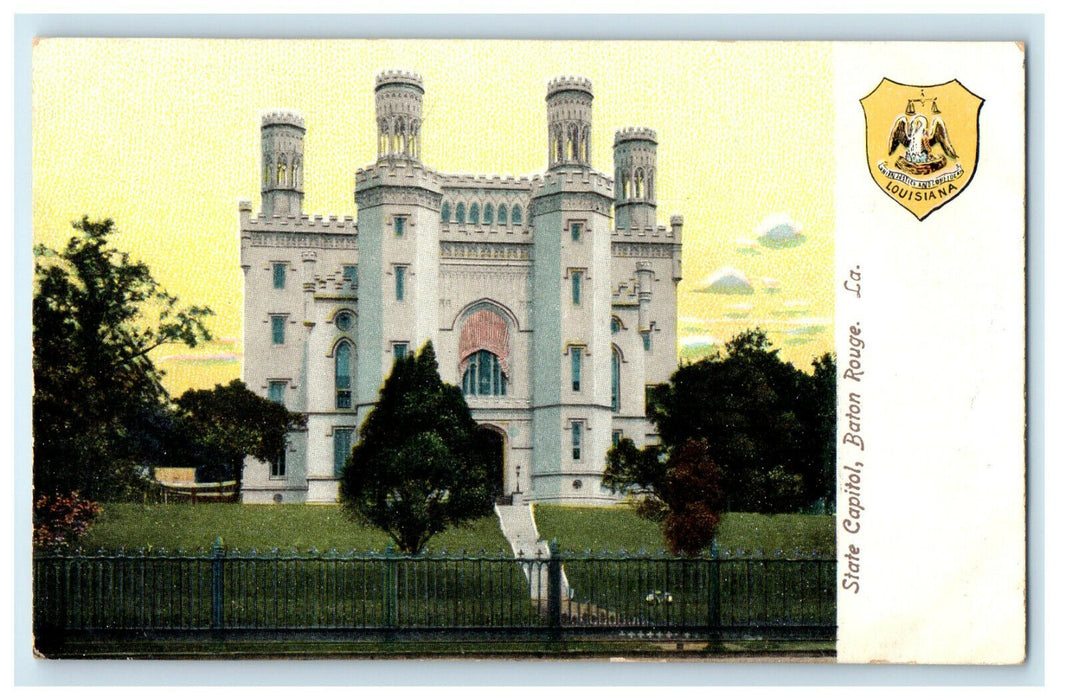 c1905s State Capitol, Baton Rouge, Louisiana LA Unposted Antique Postcard