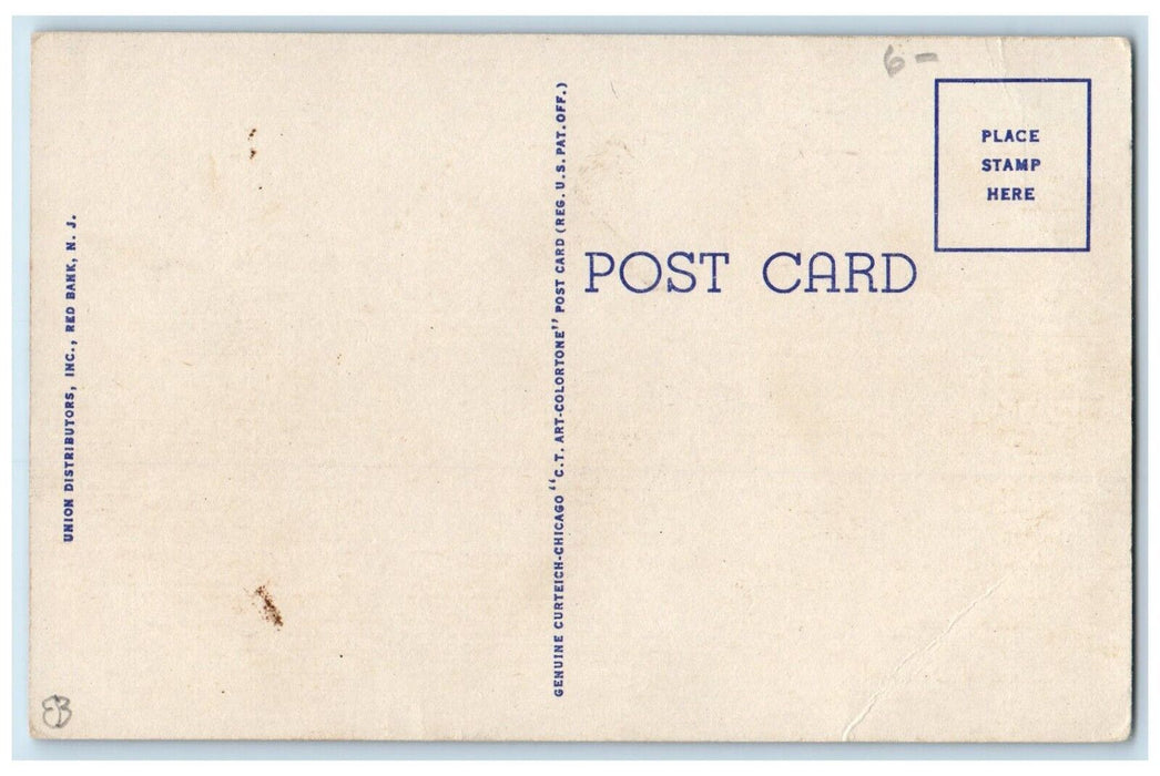 c1930's Miniature Railway And Steamboat Pier Keansburg New Jersey NJ Postcard