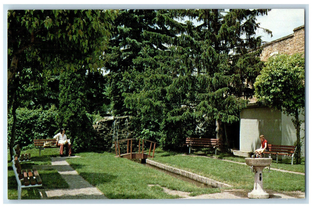 c1970's Falls Park In Downtown River Falls Wisconsin WI Vintage Postcard