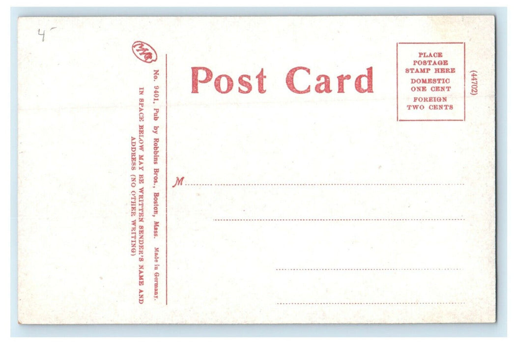 c1911 Holyoke Dam, Holyoke, Massachusetts MA Antique Unposted Postcard