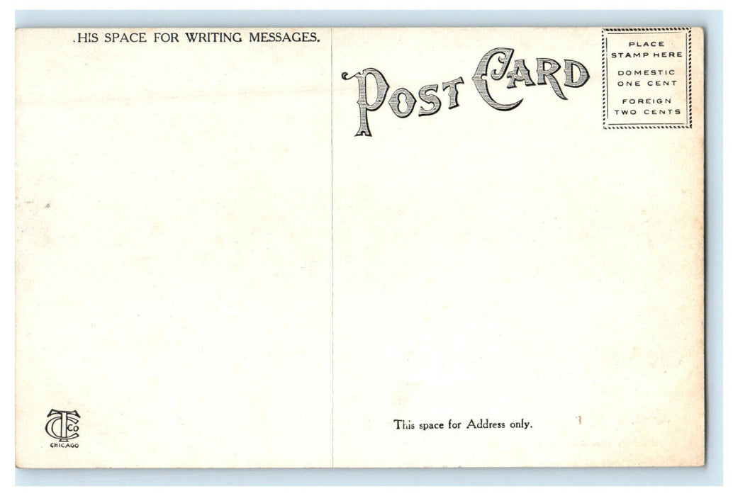 c1910s Court House Audubon, Iowa IA Unposted Antique Postcard