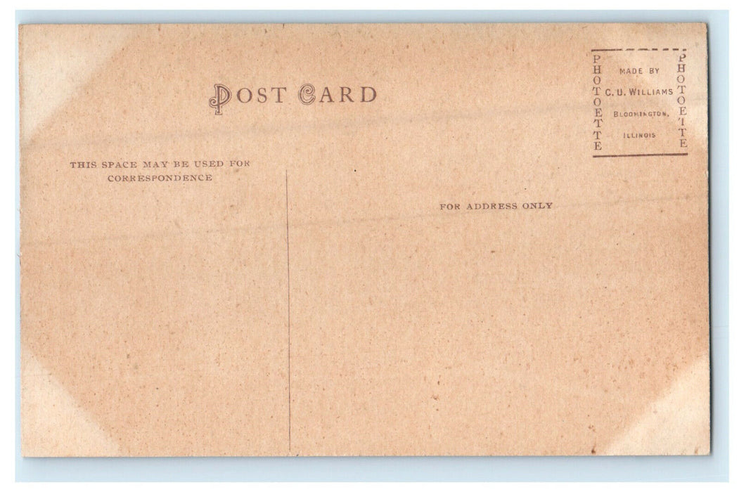 c1910s Court House, Albia Iowa IA Antique Unposted Postcard