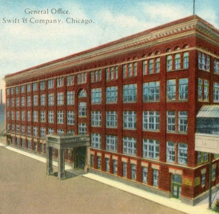 c1940's General Office Swift & Company Chicago Illinois IL Unposted Postcard