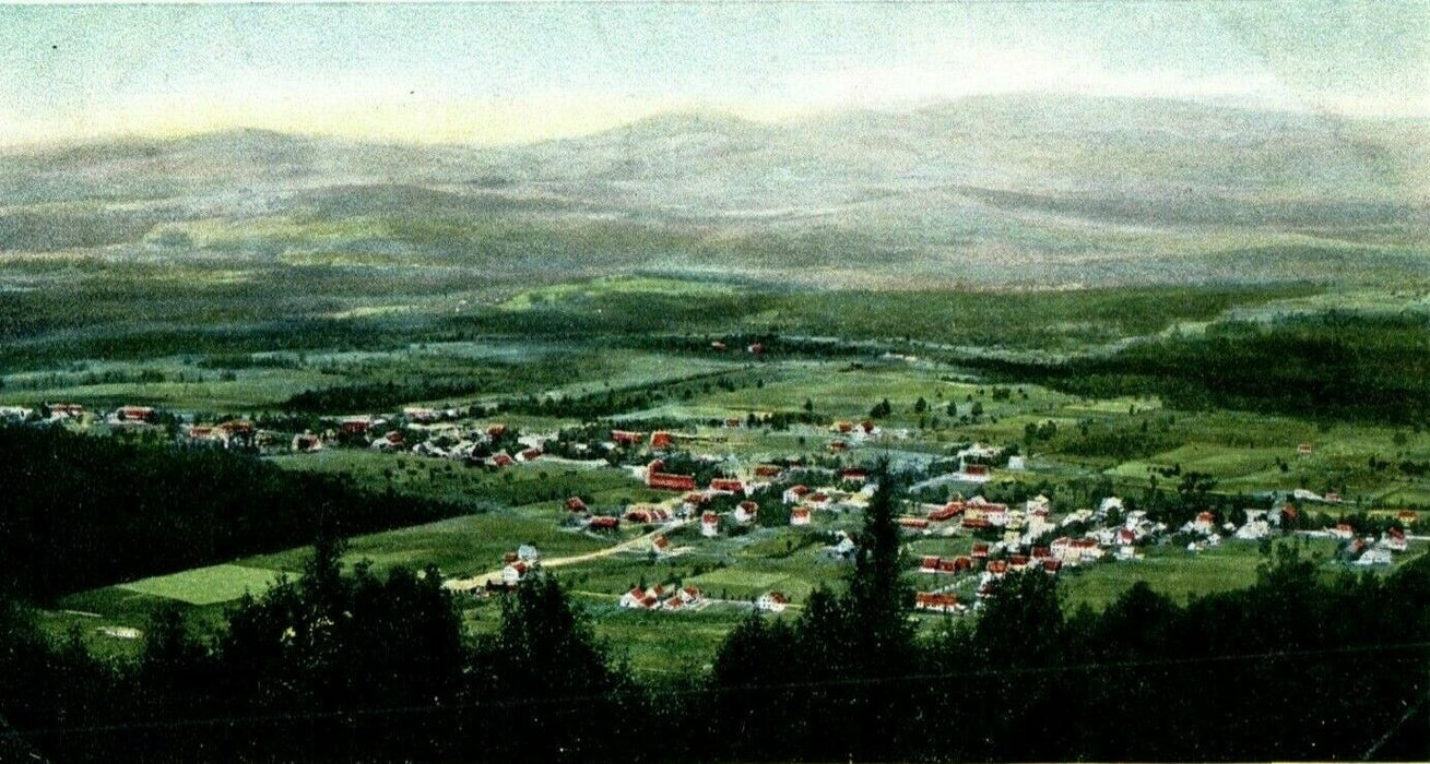 1904 Bird's Eye View of Bethlehem New Hampshire NH Antique Postcard